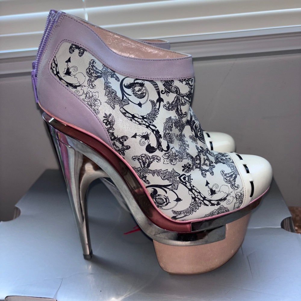 Versace Triple Platform Ankle Boot